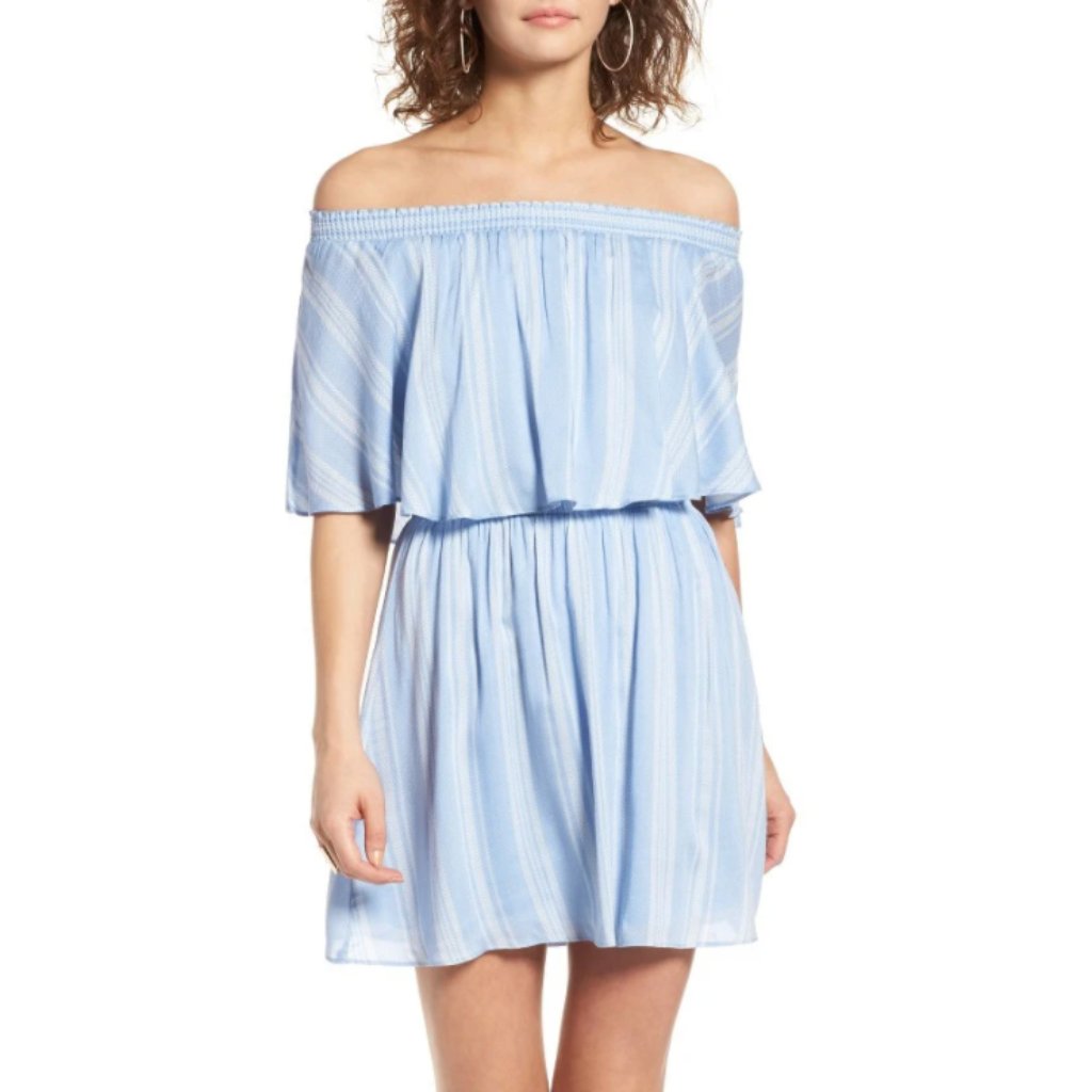 Show Me Your Mumu Casita Sidewalk Stripe Mini Dres